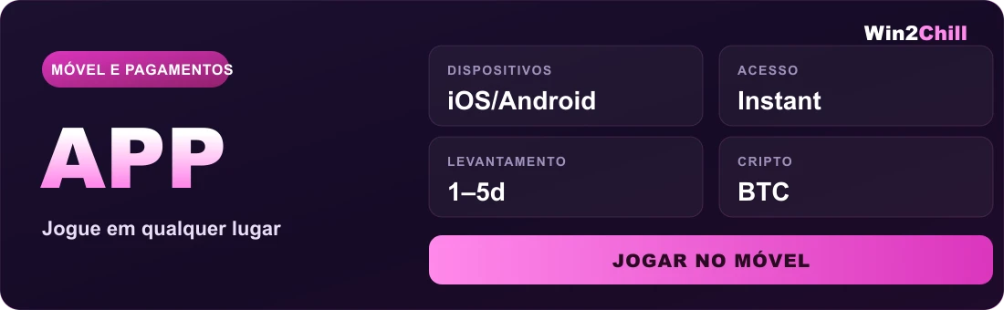 Win2Chill Casino mobile app