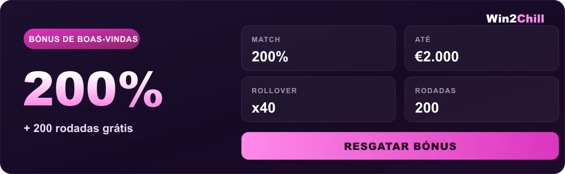 Win2Chill Casino welcome bonus